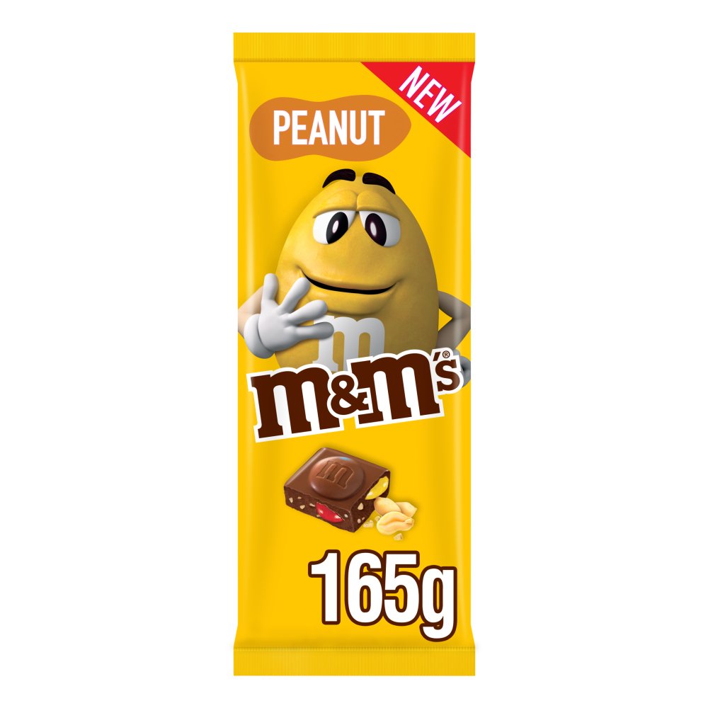 M&M'S Milk Chocolate Bar Crunchy Peanut 165g