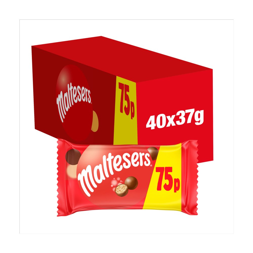 Maltesers Milk Chocolate & Honeycomb Snack Bag £0.75 PMP 37g