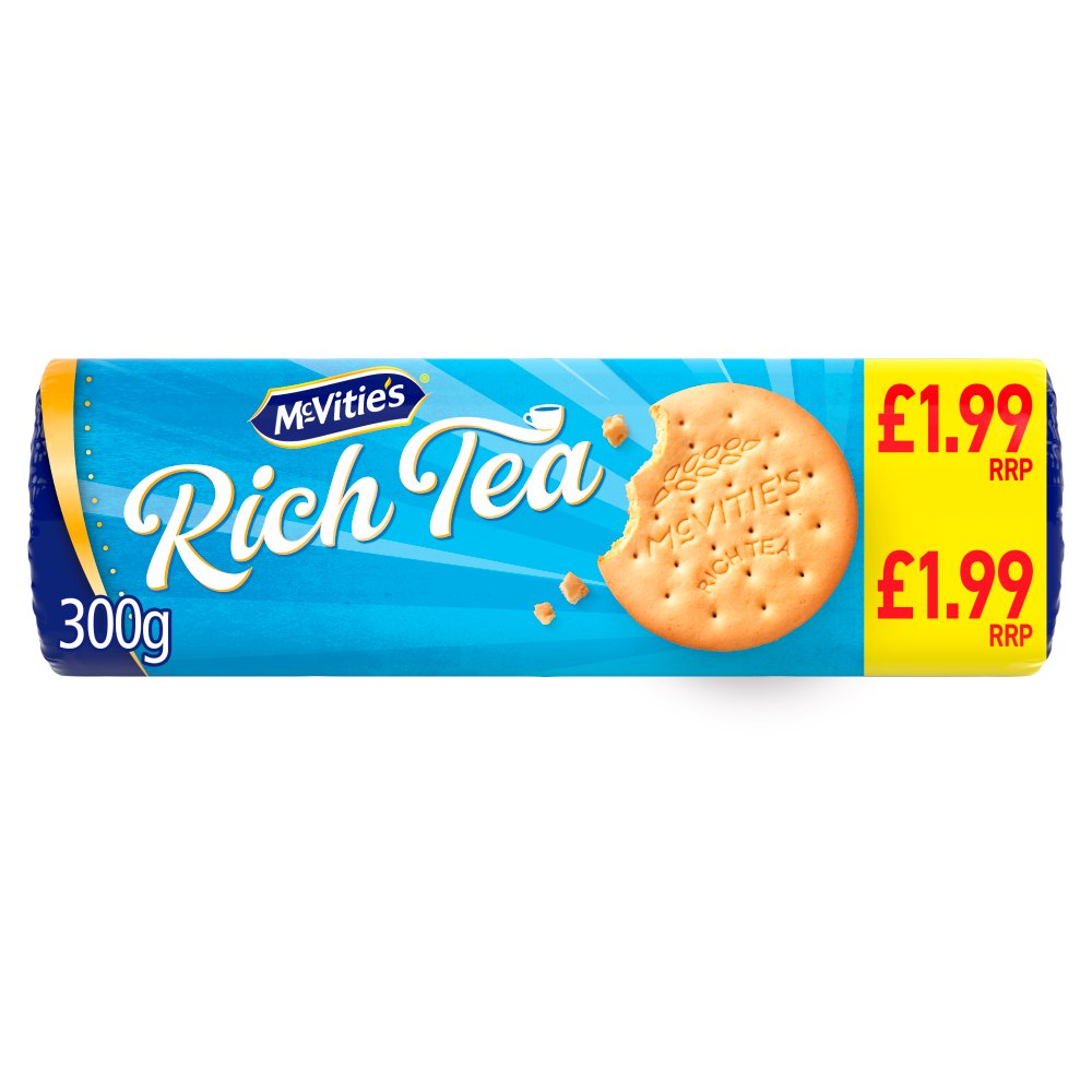 McVitie's Rich Tea Classic Biscuits 300g PMP £1.99