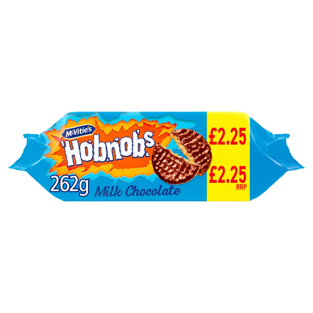 McVitie's Milk Chocolate Hobnobs Biscuits 262g £2.25 PMP