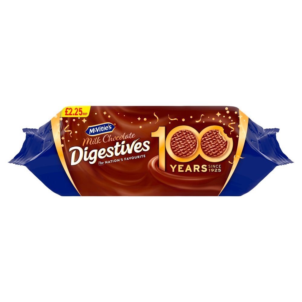 McVitie's Milk Chocolate Digestive Biscuits 266g PMP £2.25