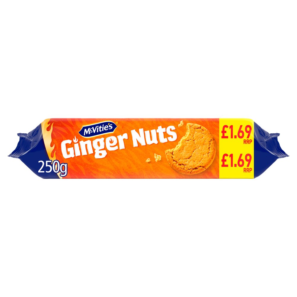 McVitie's Ginger Nuts Biscuits 250g PMP £1.69