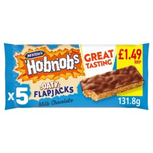 McVitie's Hobnobs Oaty Flapjacks Milk Chocolate 131.8g