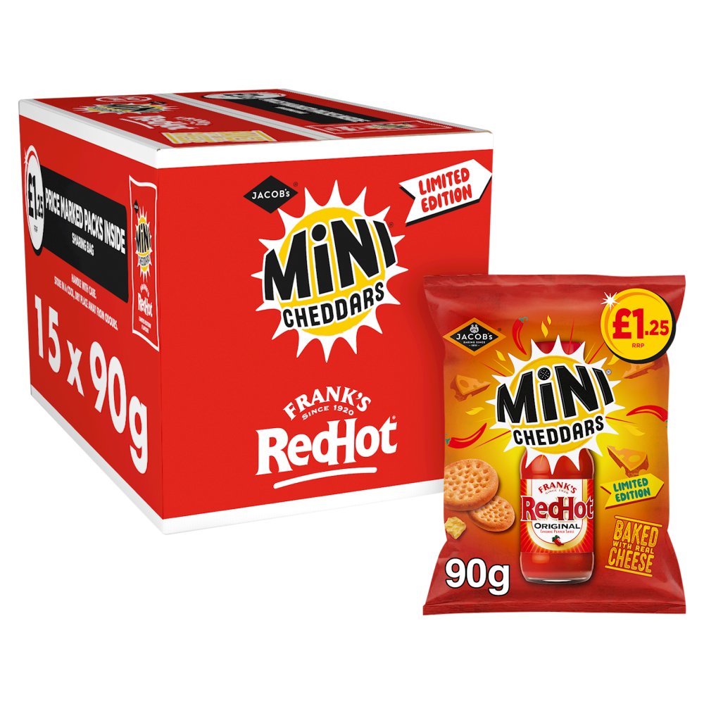 Jacob's Limited Edition Mini Cheddars 90g