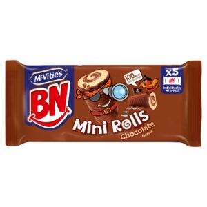 McVitie's BN Chocolate Mini Rolls Cake Bars Multipack 5 x 21.8g, 109g