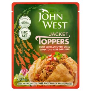 John West Jacket Toppers Tuna with an Oven Dried Tomato & Herb Dressing 85g