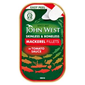 John West Mackerel Fillets in Tomato Sauce 115g