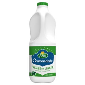 Arla Cravendale Filtered Fresh Semi Skimmed Milk 2L Fresher for Longer
