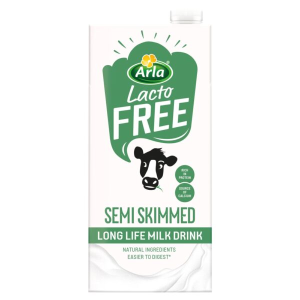 Arla LactoFREE Long Life Semi Skimmed Milk Drink 1L