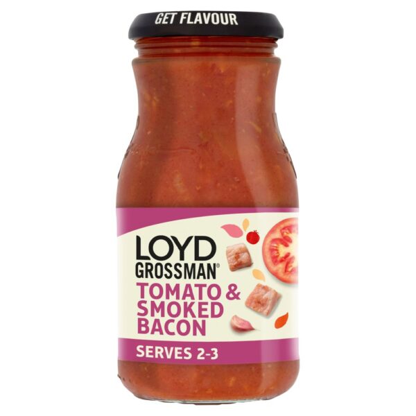Loyd Grossman Tomato & Smoked Bacon Pasta Sauce 350g