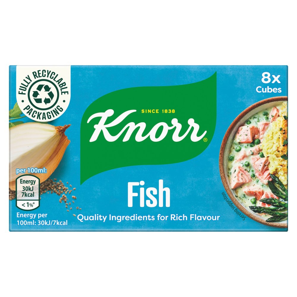 Knorr Stock Cubes Fish 8x 10 g