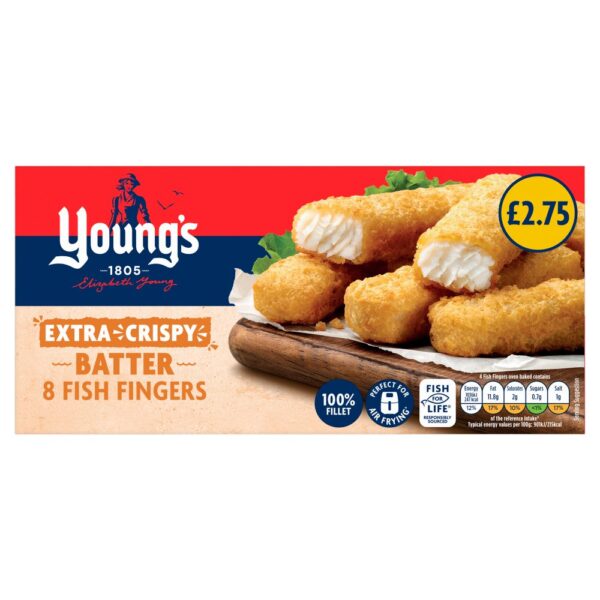 Young's 8 Batter Fish Fingers 240g
