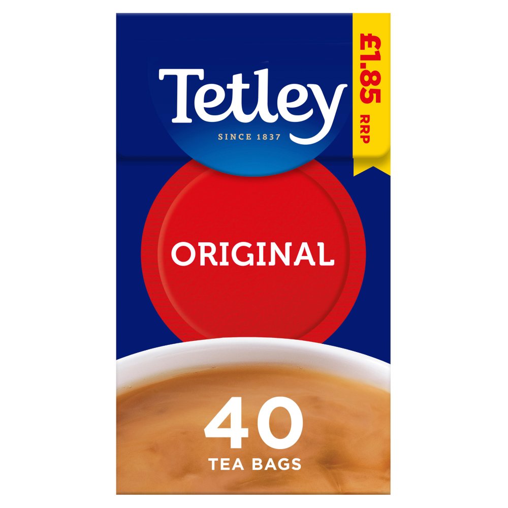 Tetley 40 Original Tea Bags 125g