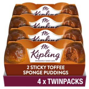 Mr Kipling Sticky Toffee Sponge Pudding Desserts 2x95g