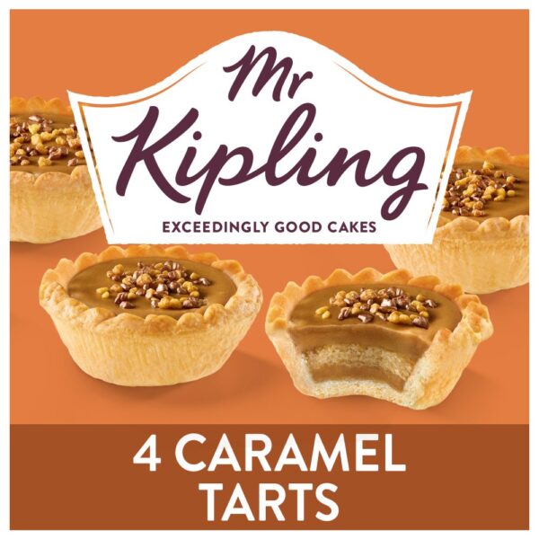 Mr Kipling 4 Caramel Tarts