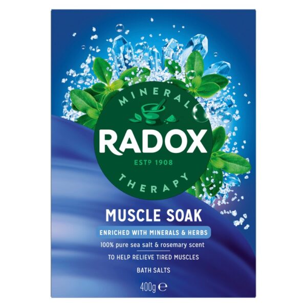 Radox Mineral Therapy Bath Salts Muscle Soak 400 g