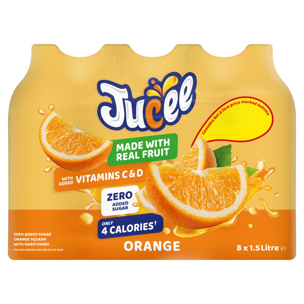 Jucee Orange 8 x 1.5 Litre