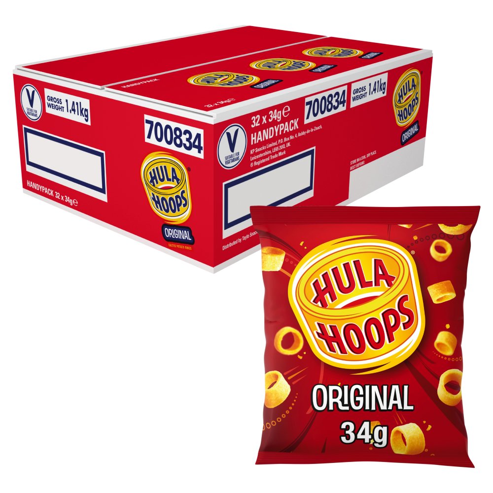 Hula Hoops Original Crisps 34g