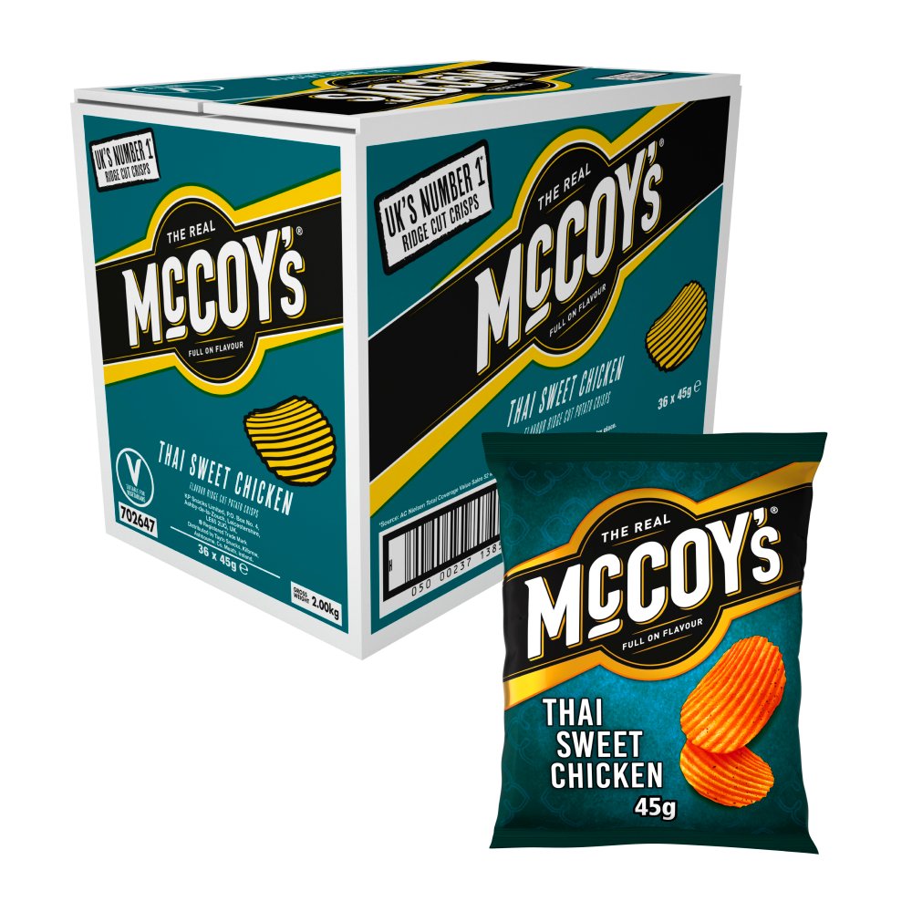 McCoy's Thai Sweet Chicken Grab Bag Crisps 45g