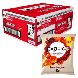 popchips Barbeque Crisps 50g, £1.25 PMP