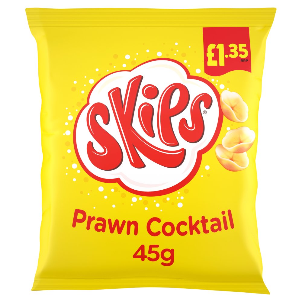 Skips Prawn Cocktail Crisps 45g, £1.35 PMP