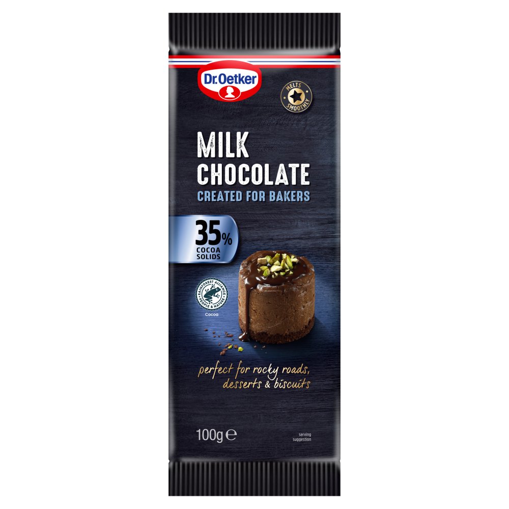 Dr. Oetker Milk Chocolate Bar 100g