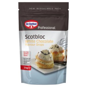 Dr. Oetker Professional Scotbloc White Chocolate Flavour Drops 3kg