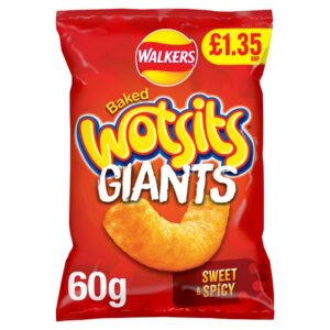 Walkers Wotsits Sweet & Spicy Sharing Crisps 60g PMP £1.35 RRP