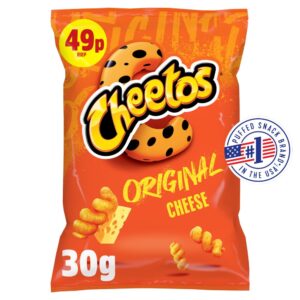 Cheetos Twisted Cheese Corn Puffs Sharing Crisps 30g PMP RRP 49p