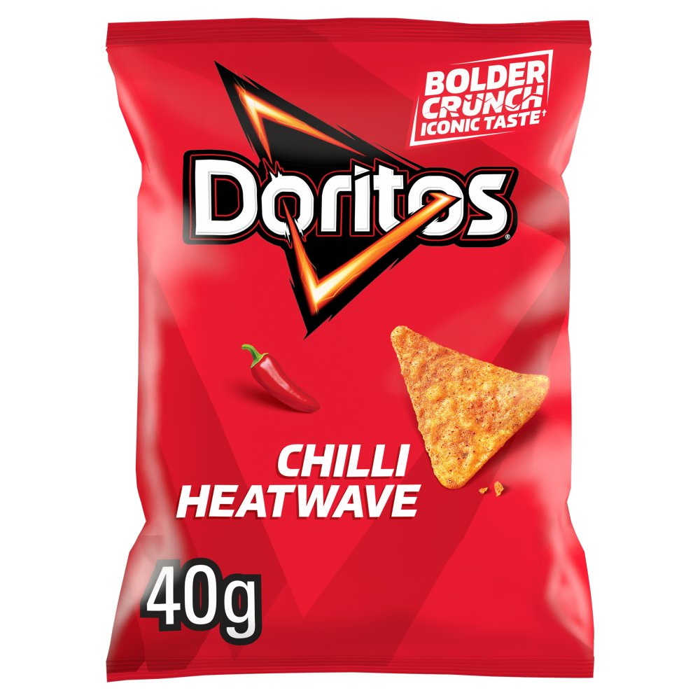 Doritos Chilli Heatwave Tortilla Chips Crisps 40g