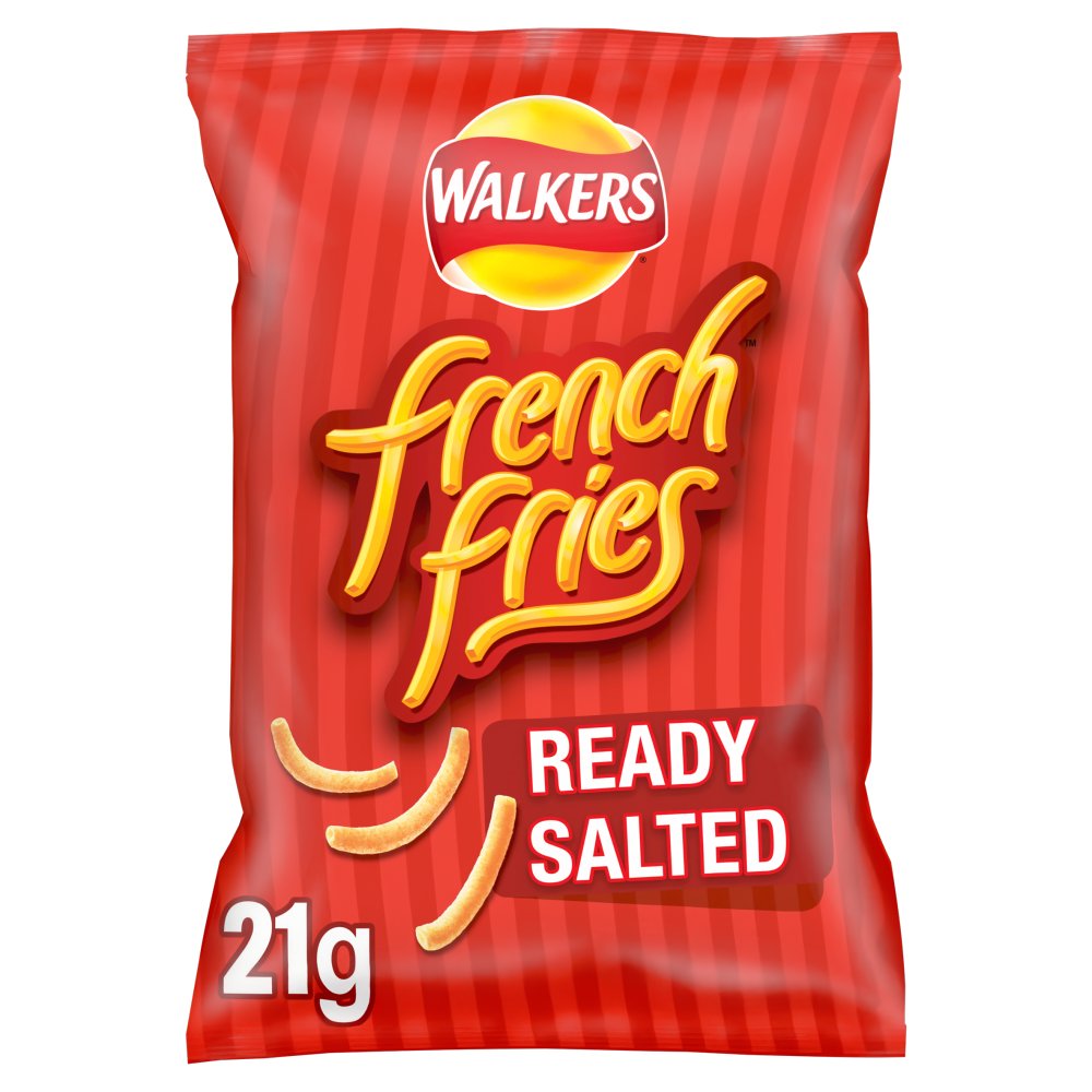 Walkers French Fries Ready Salted Snacks Crisps 21g