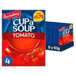 Batchelors Cup a Soup Tomato 4 Instant Soup Sachets 93g
