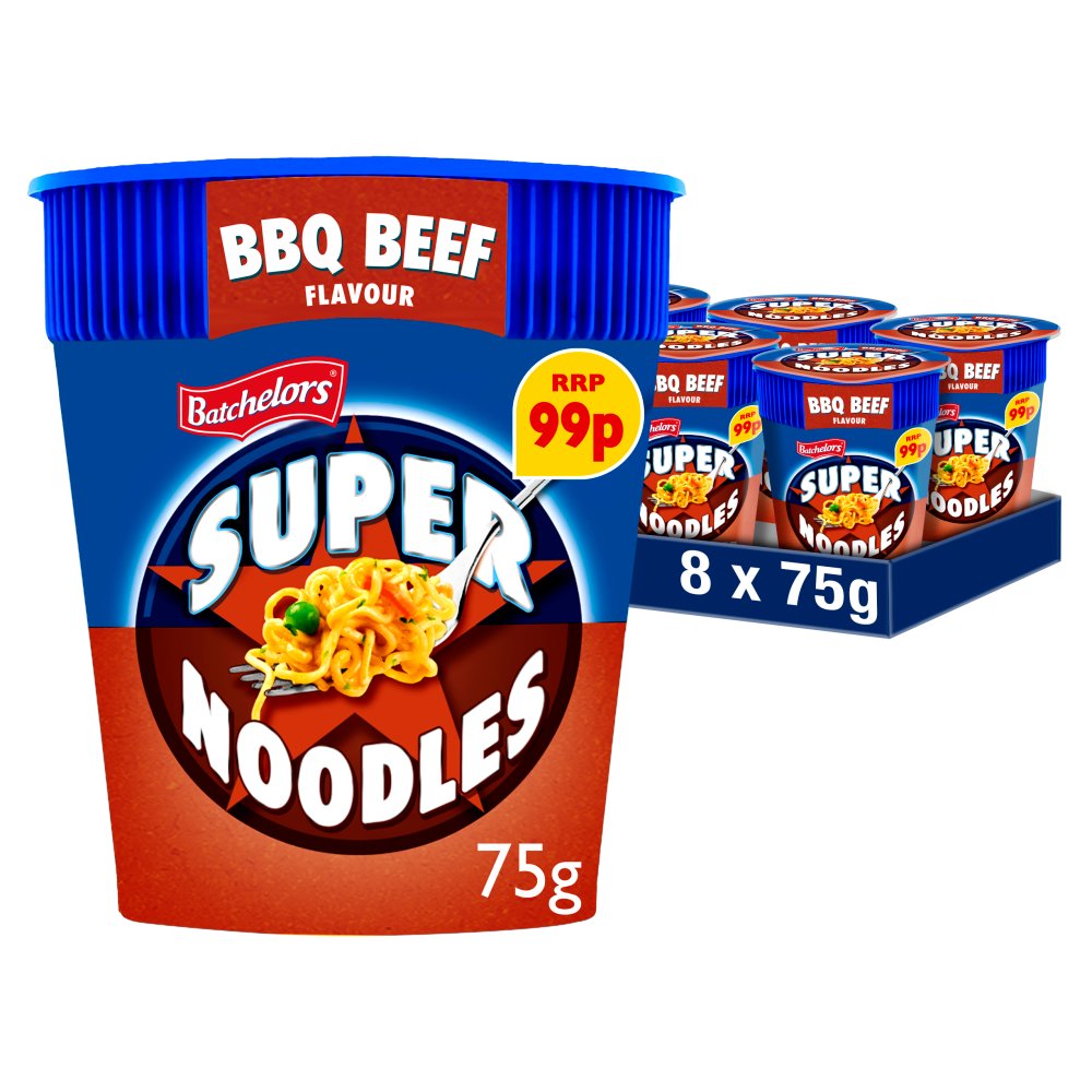 Batchelors Super Noodles BBQ Beef Flavour 75g