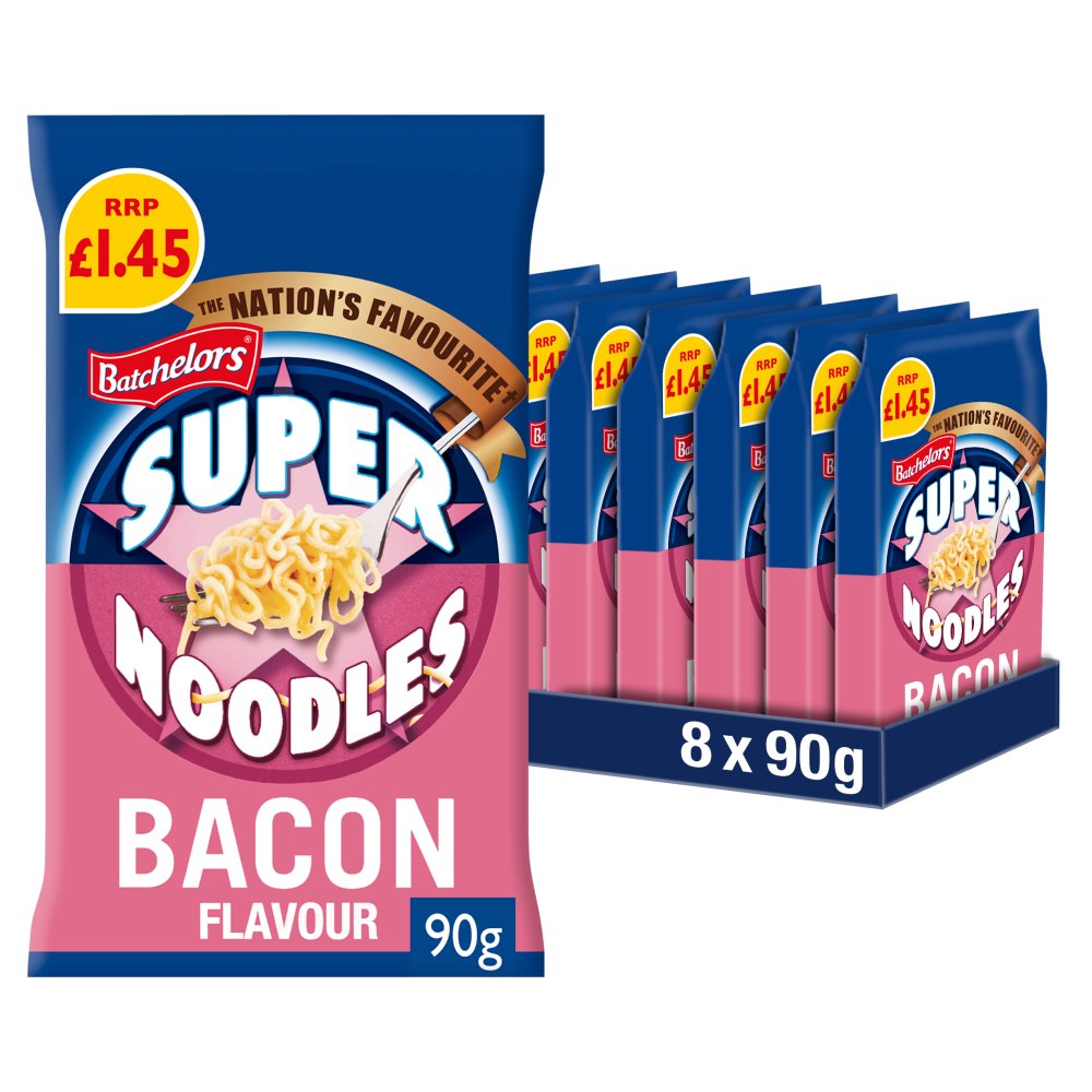 Batchelors Super Noodles Bacon Flavour 90g
