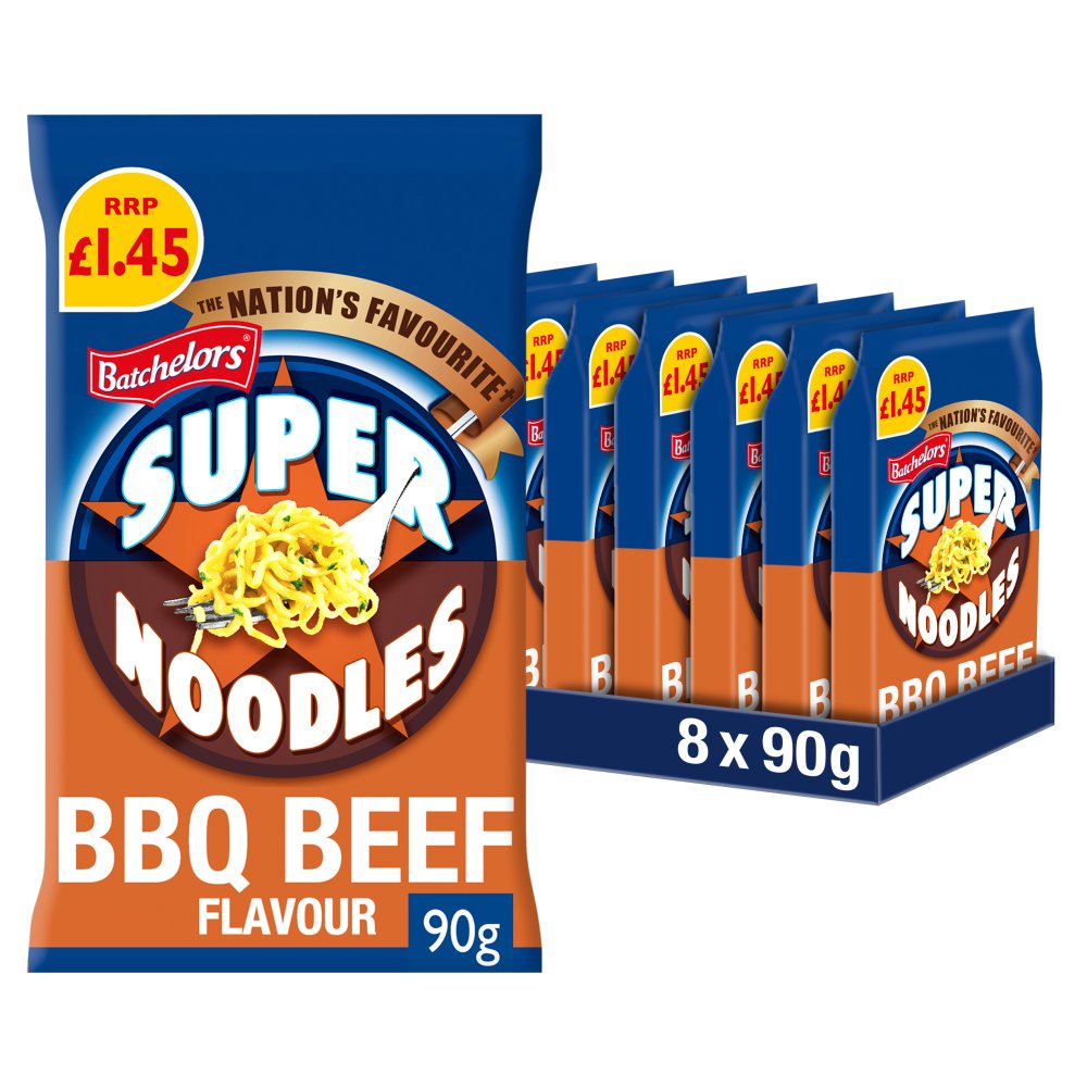 Batchelors Super Noodles BBQ Beef Flavour 90g