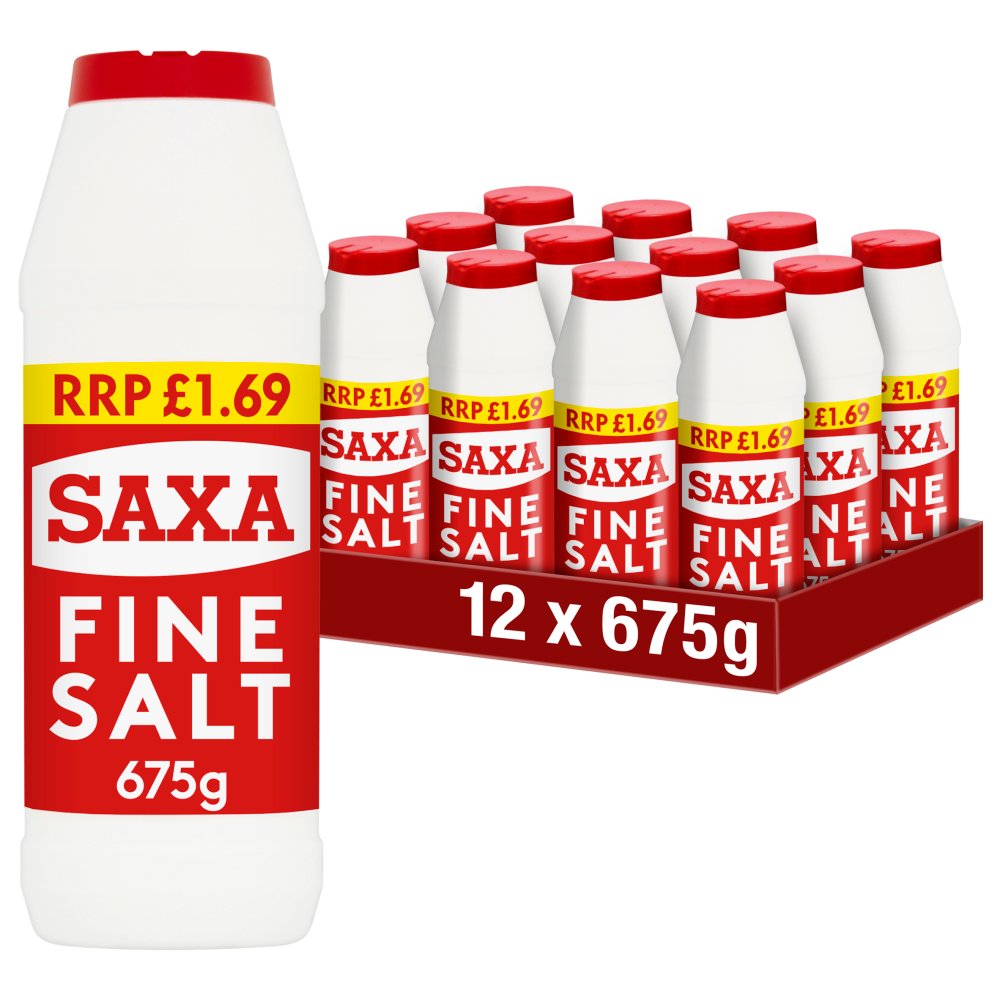 Saxa Fine Salt 675g