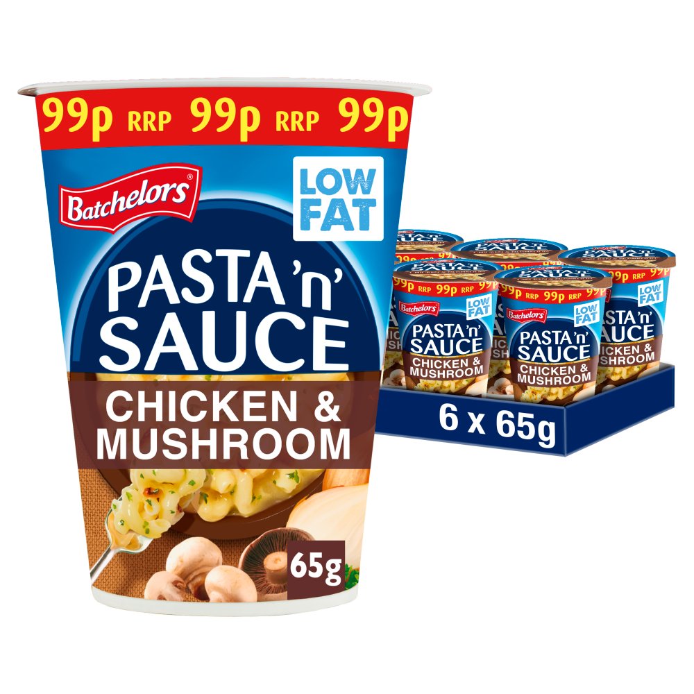 Batchelors Pasta 'n' Sauce Chicken & Mushroom Flavour Pot 65g