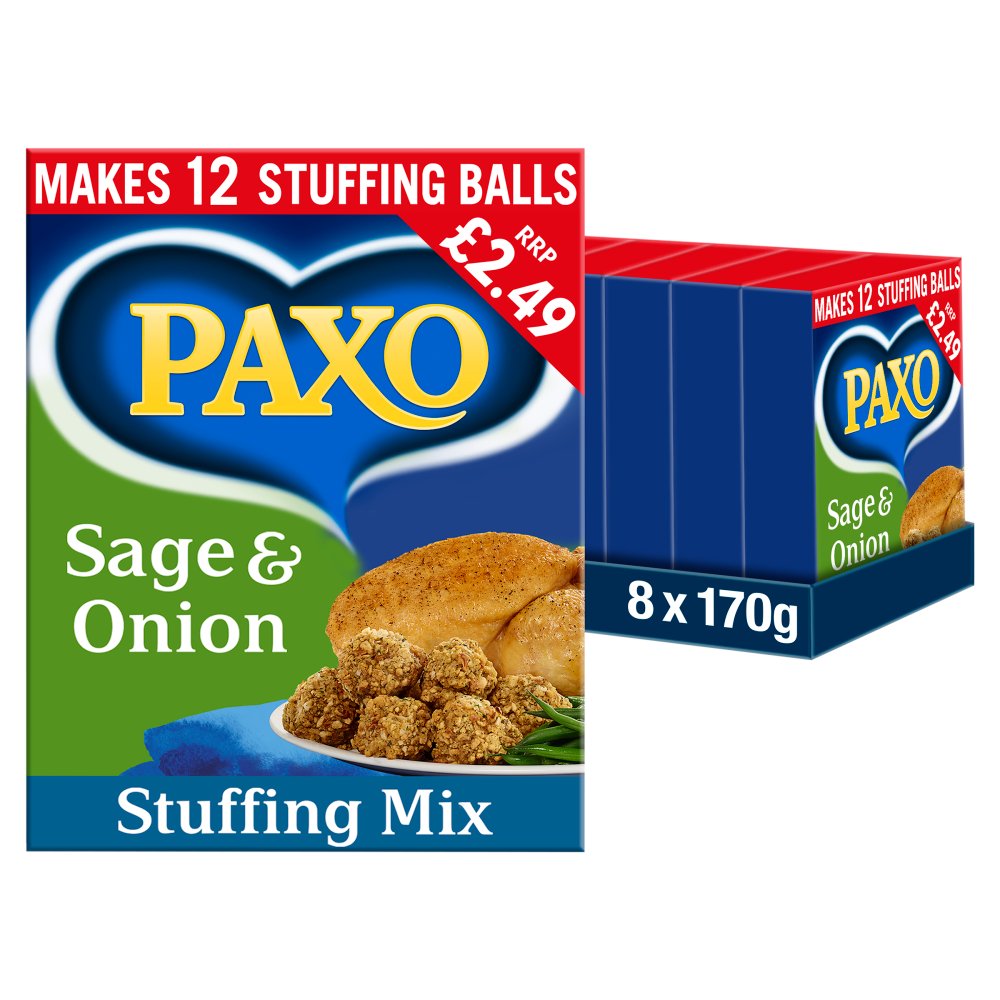 Paxo Sage & Onion Stuffing Mix 170g