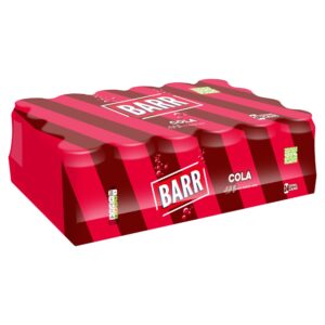 Barr Cola 24 Pack Flavoured Fizzy Drink 24 x 330ml Cans
