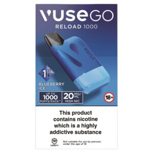 Vuse Go Reload 1000 Blueberry Ice 20mg/ml