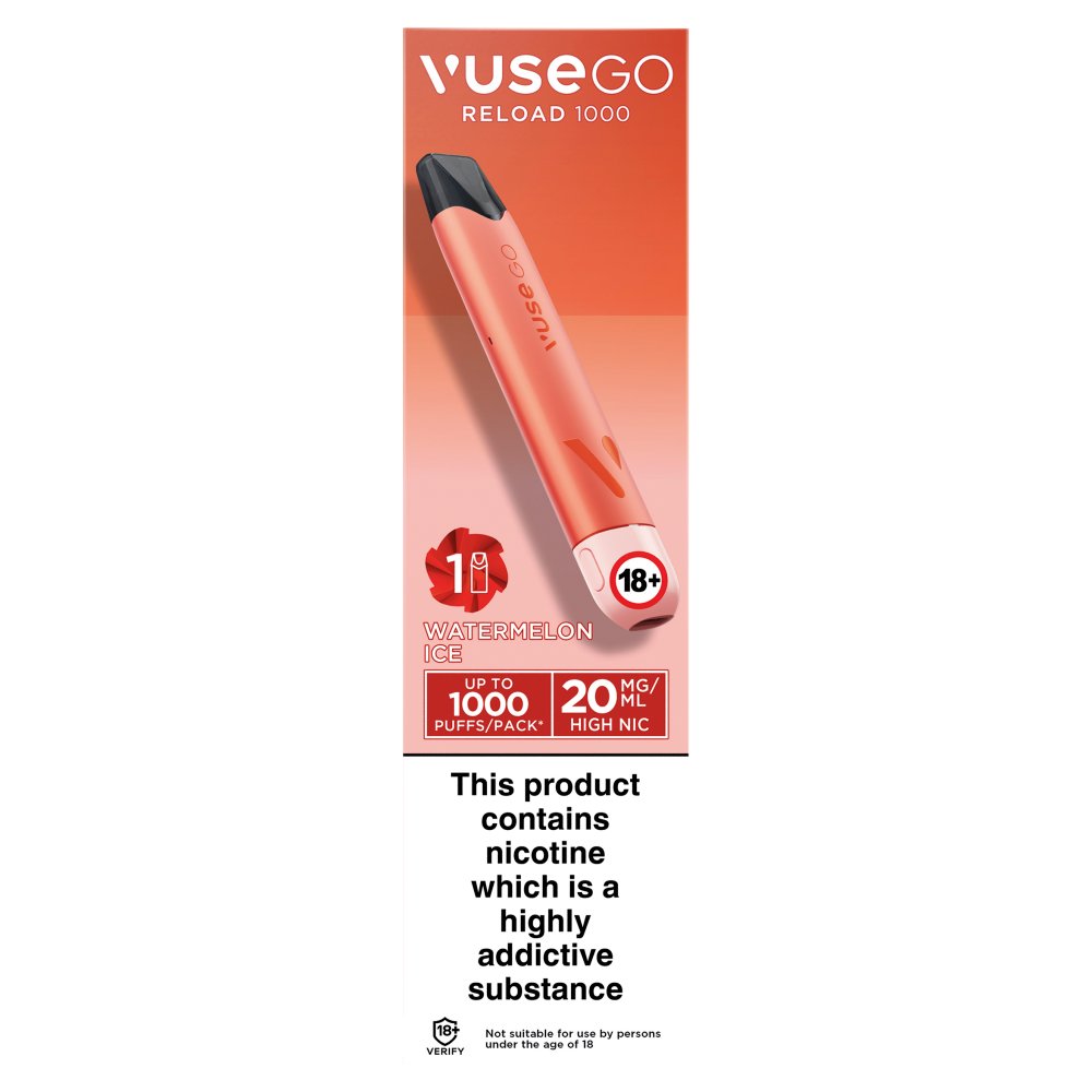 Vuse Go Reload Pen - Orange - Watermelon Ice 20mg/ml UK