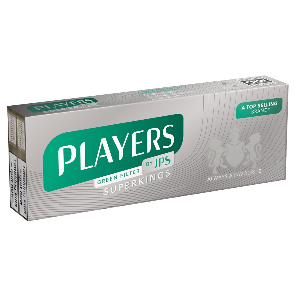Players JPS Green Filter Superking Size