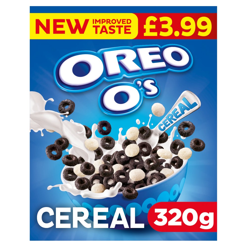 Oreo O's Cereal 5x320g Case PMP £3.99