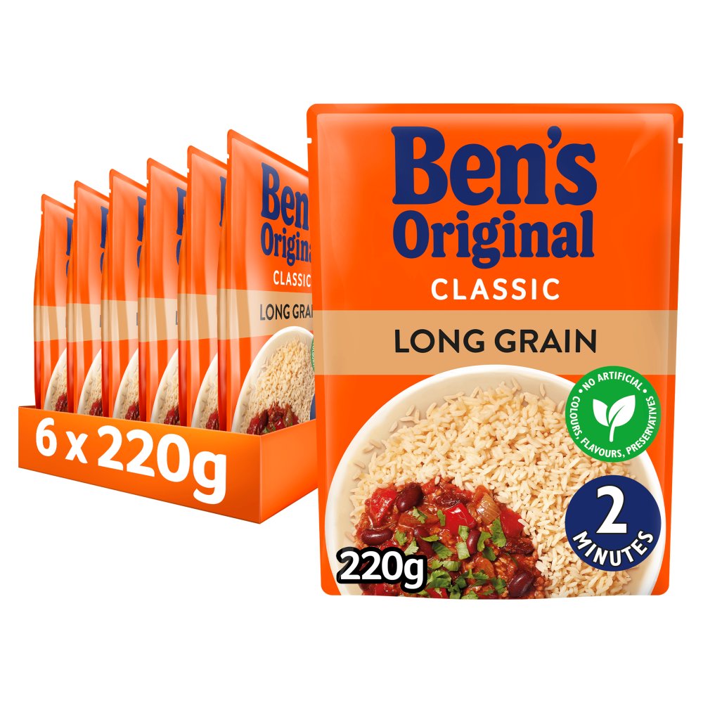 Bens Original Long Grain Microwave Rice 220g