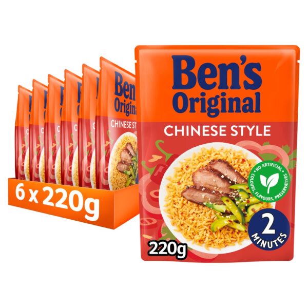 Bens Original Chinese Style Microwave Rice 220g