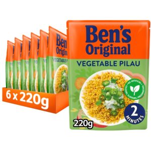 Bens Original Vegetable Pilau Microwave Rice 220g
