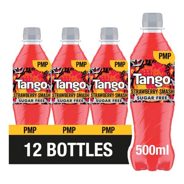 Tango Strawberry Smash Sugar Free PMP Bottle 500ml