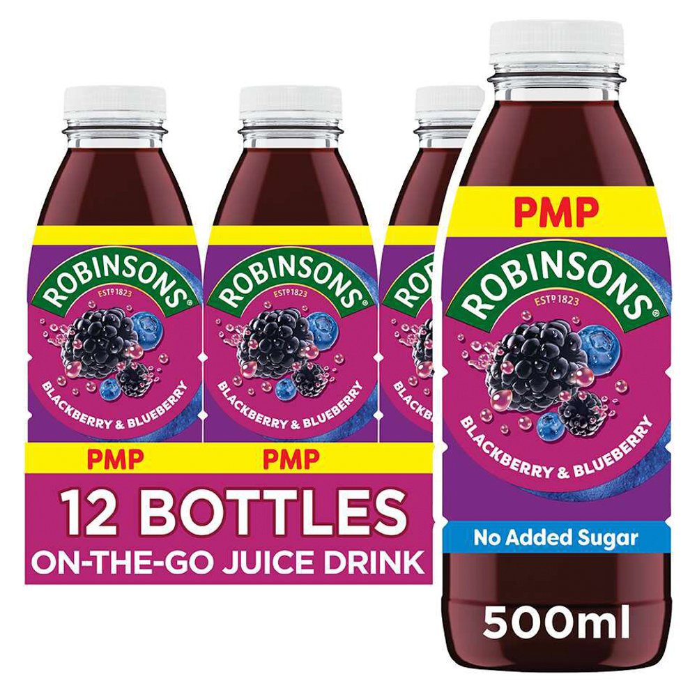 Robinsons Ready To Drink Blackberry & Blueberry Juice Drink PMP 500ml