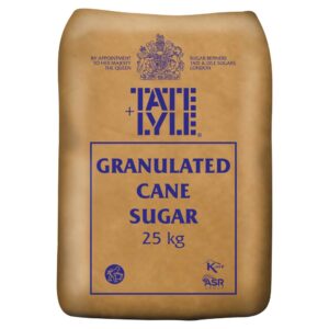 Tate & Lyle Granulated Cane Sugar 25kg