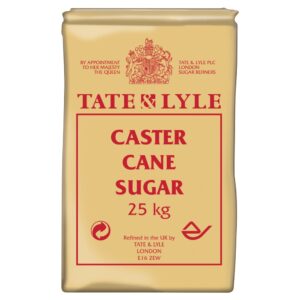 Tate & Lyle Caster Cane Sugar 25kg
